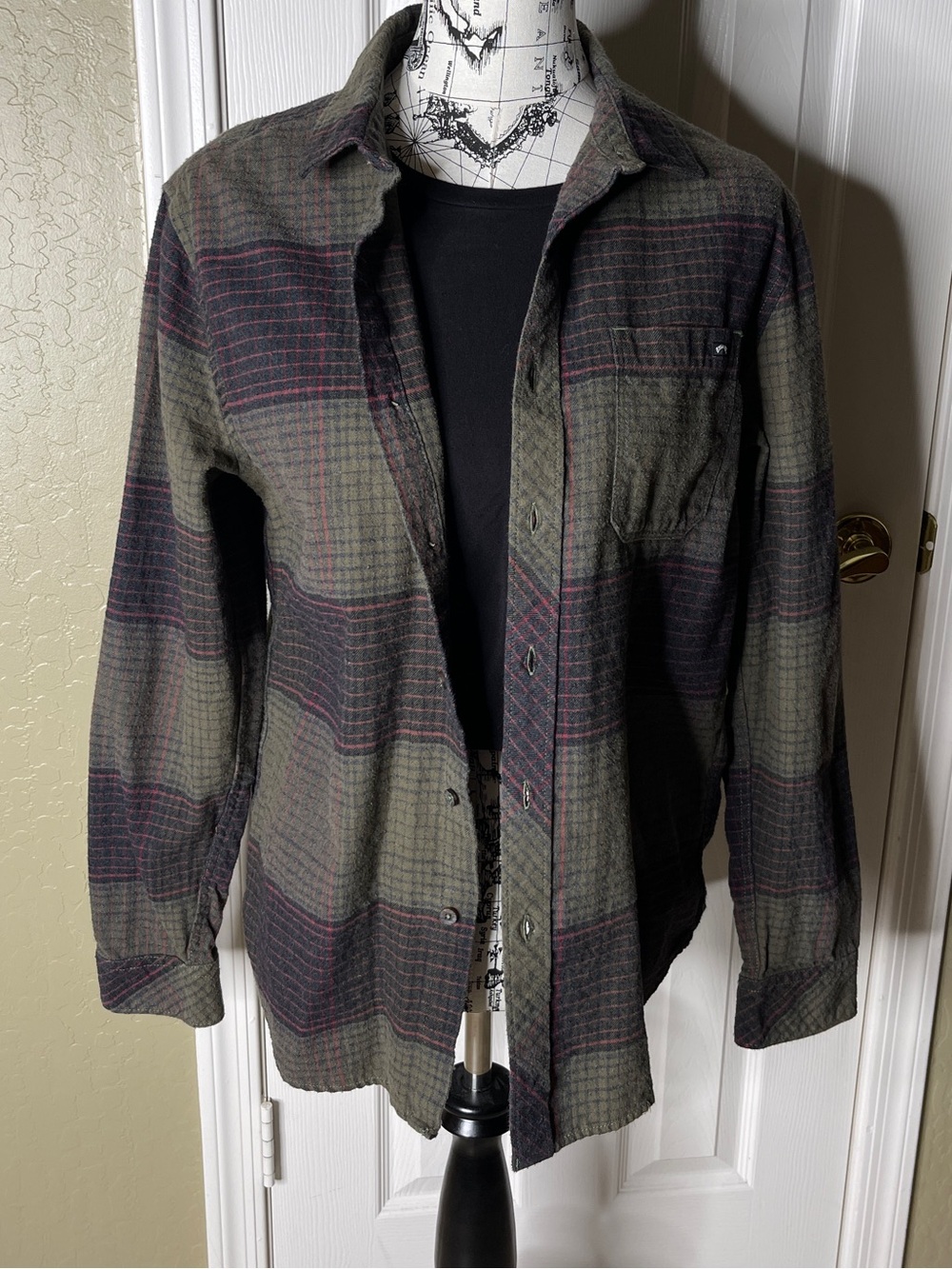 Billabong coastline flannel shirt